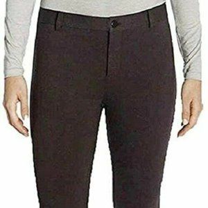 Mario Serrani Women High Compact Knit Legging Slimming Pant Charcoal/Black Small